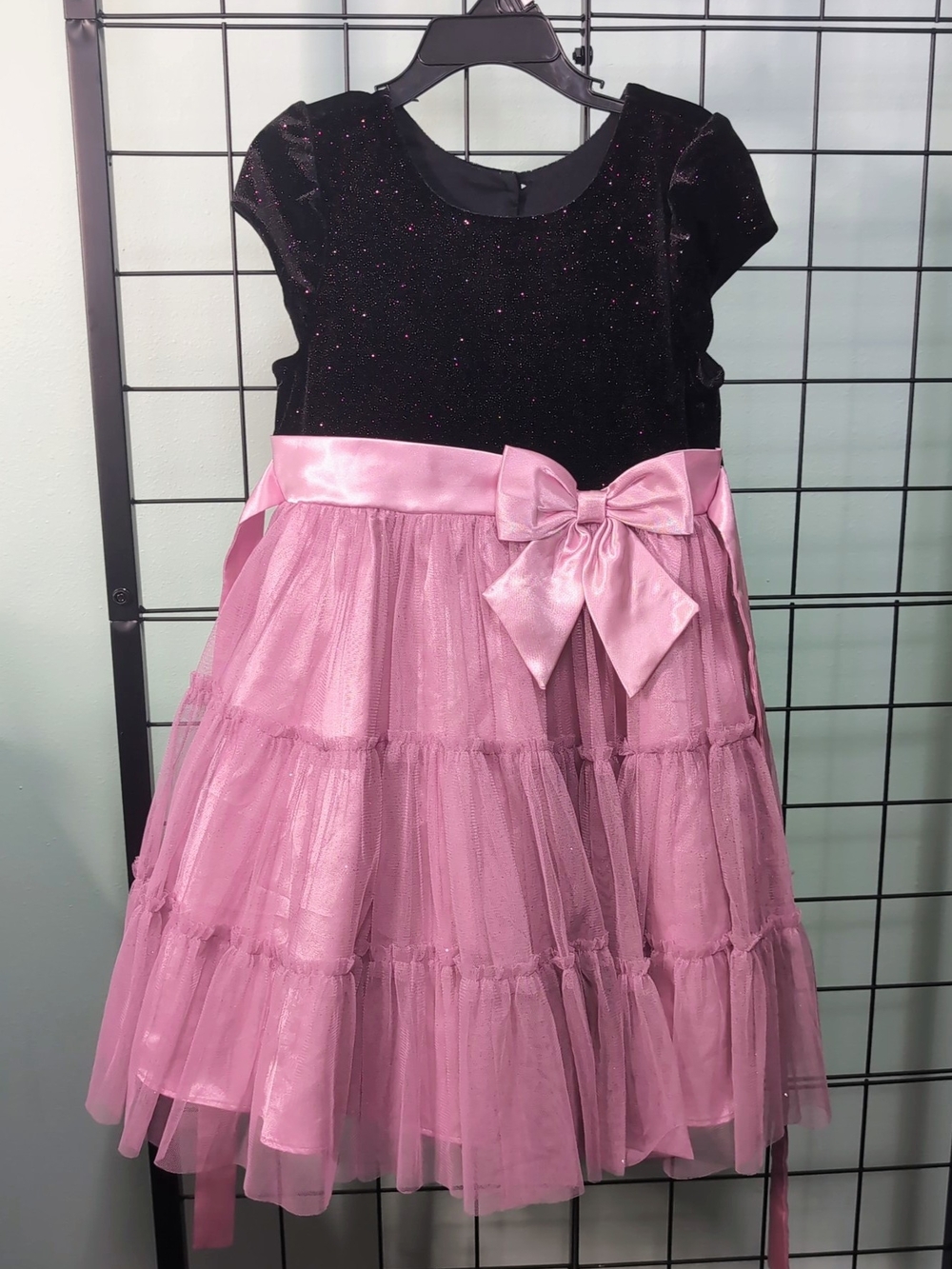 Jona Michelle Girls Sparkle Tulle Party Dress – Size 5